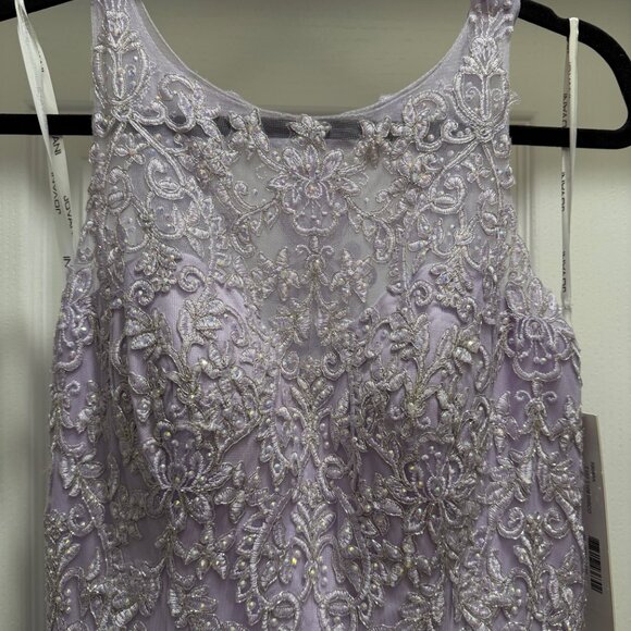 Lilac Tulle Sleeveless A-Line Gown by Jovani 59046 Size 4 NWT - Picture 10 of 10